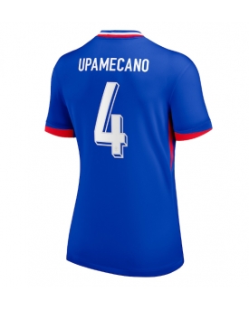 Francia Dayot Upamecano #4 Maglia Gara Casa Repliche Europei 2024 Donna